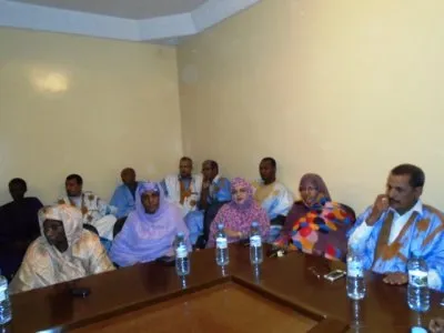 جانب من اجتماع الفريق البرلماني للحزب الحاكم خلال تجديد مكتبه