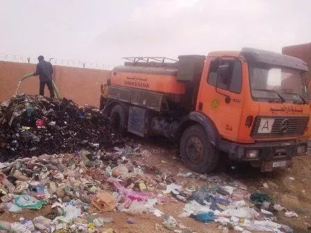 بلدية دار النعيم تشرف على إطفاء بعض الحرائق