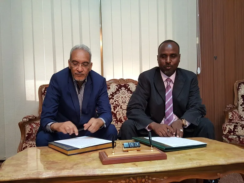 المدير العام لوكالة الأنباء الإسلامية الدولية عيسى خيره روبله و الم?