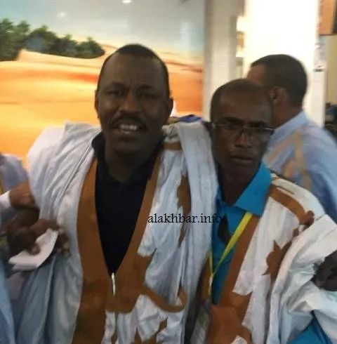 القيادي بالتحالف السغير ولد العتيق رفقة القيادي بالأغلبية المدير ول