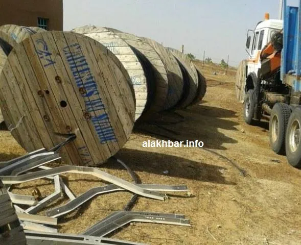 بدء أشغال كهربة مدينة بوسطيله الحدودية(صور)