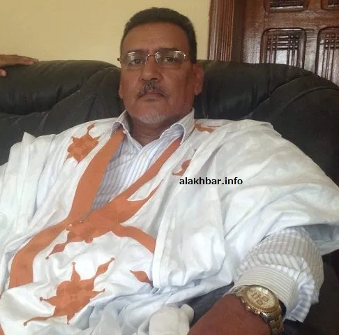 نائب رئيس حزب تكتل القوى الديمقراطية محمد محمود ولد لمات خلال مقابله