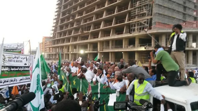 مطالبة في مهرجان المعارضة بعودة ولد بوعمتو