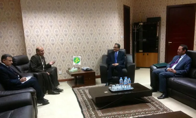 وزير خارجية موريتانيا يستقبل دبلوماسيا سوريا