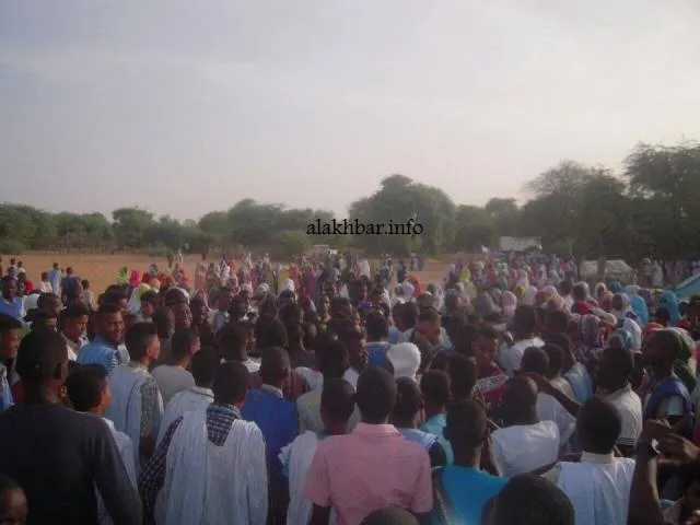 جانب من مظاهرة طلاب مدينة كنكوصة اليوم الأربعاء ـ الأخبار