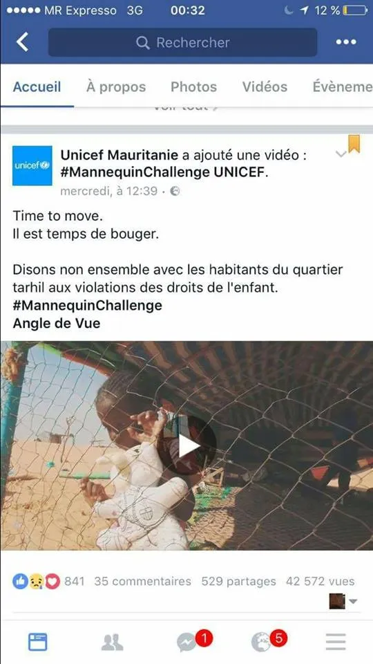 ملصق يدعو للوقوف ضد "انتهاكات" حقوق الأطفال بحي الترحيل في نواك?