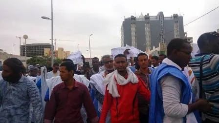 الشرطة تعترض مظاهرة متضامنة مع حلب السورية