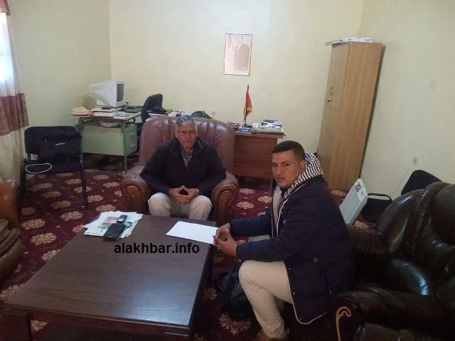 الوزير الأول الصحراوي يتحدث لمراسل الأخبار في تيندوف(الأخبار)