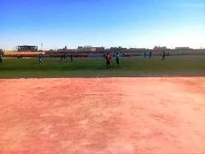 جانب من الملعب البلدي في مدينة نواذيبو