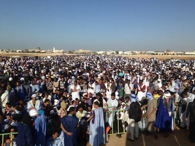 حشود كبيرة مع بدايات احتجاجات "النصرة" (صور)