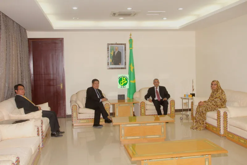 الوزير الأول يحيى ولد حدمين في استقبال السفير الصيني نهاية الأسبوع ا