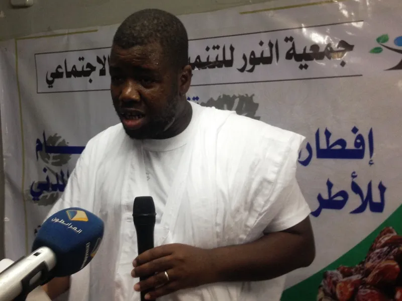 الأمين العام لجمعية النور للتنمية والعمل الاجتماعي محمد الأمين ولد ?