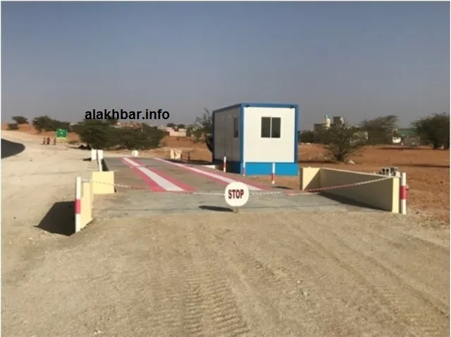 تم وضع الميزان الخاص بوزن أثقال الشاحنات على شارع المقاومة ويهدف للت