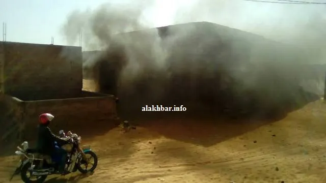 صور من احتجاجات يوم أمس الاثنين في مركز اطويل التابعة لمقاطعة الطينط