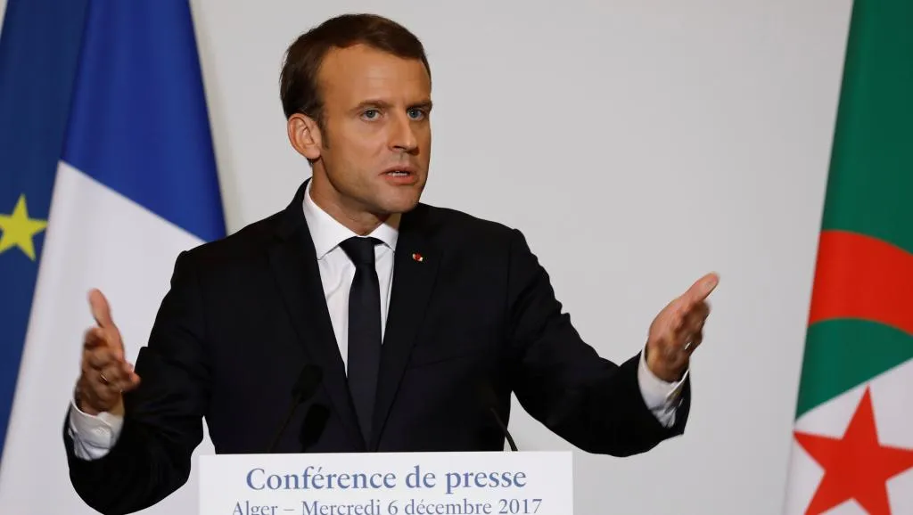 الرئيس الفرنسي إيمانويل ماكرون.