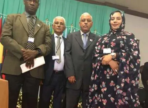 ممثلو موريتانيا في الدورة 34 للجمعية العامة البرلمانية المنعقدة في ه?