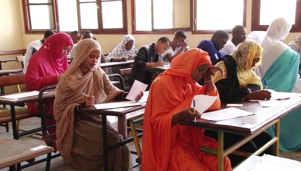 تلاميذ داخل فصل دراسي بموريتانيا