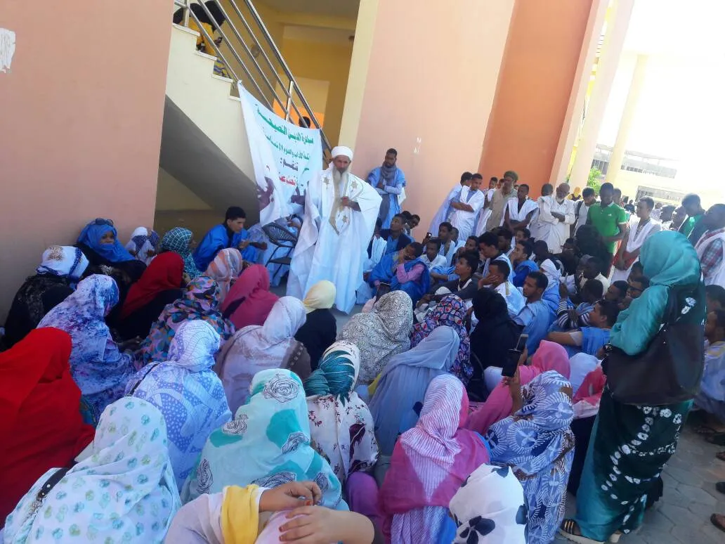 جانب من الحضور خلال انطلاق الحملة الدعوية.