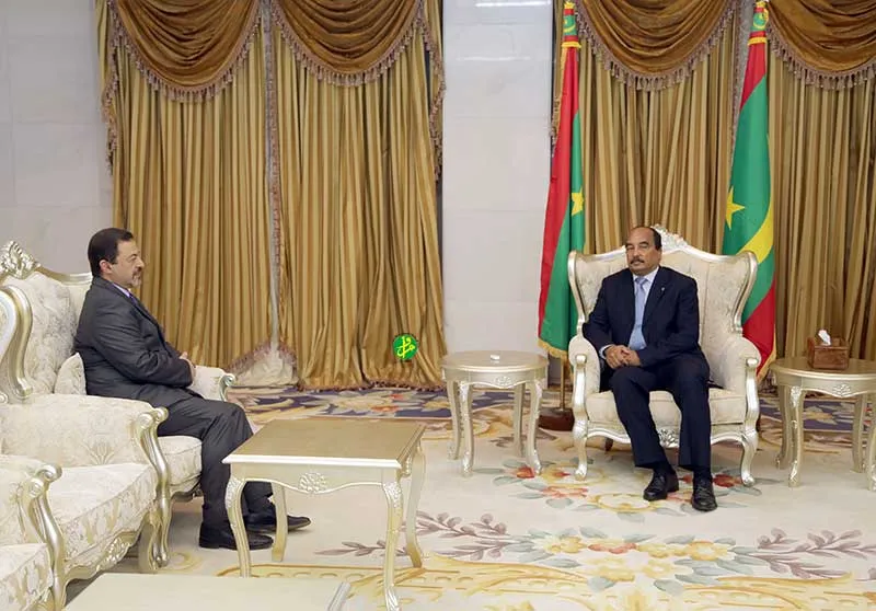 ولد عبد العزيز خلال لقائه مع الممثل المقيم للمفوض السامي لشؤون اللاج