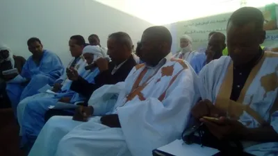 جانب من حضور الجمعيات للملتقي التفكيري مساء اليوم / تصوير الأخبار