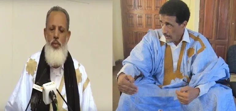 محمد ولد مولود الرئيس الدوري لمنتدى المعارضة، وعثمان الشيخ أحمد أبو 