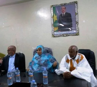 جانب من اجتماع سابق في القصر البلدي / تصوير الأخبار