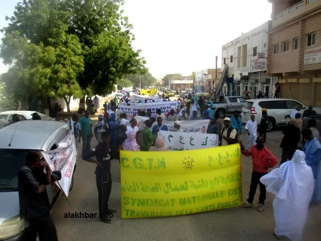 رئيس حزب التحالف الشعبي التقدمي مسعود ولد بلخير خلال مؤتمر صحفي الثل