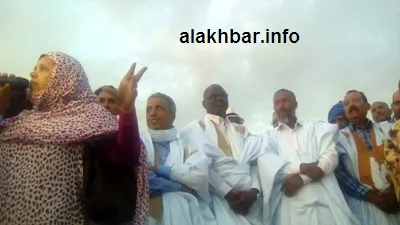 جانب من المهرجان الدعائي للحزب الحاكم في الحملة الانتخابية