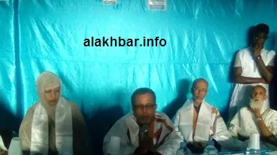 جانب من نشاط حزب عادل في مدينة نواذيبو مساء اليوم / تصوير الأخبار