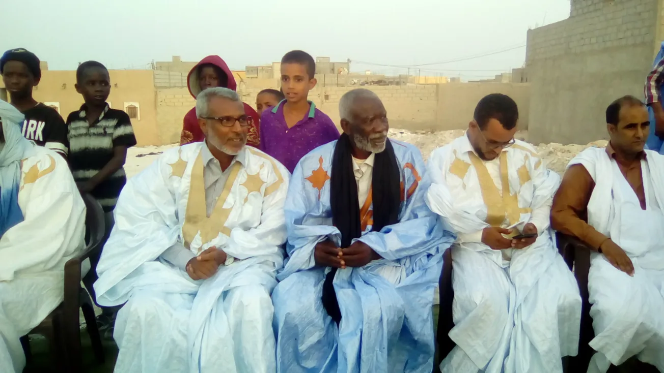 جانب من حضور رئيس الحزب في مهرجان أمس بنواذيبو/ تصوير الأخبار