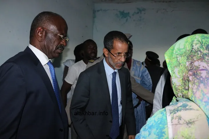 رئيس حزب تكتل القوى الديمقراطية أحمد ولد داداه ترأس المؤتمر الصحفي ل