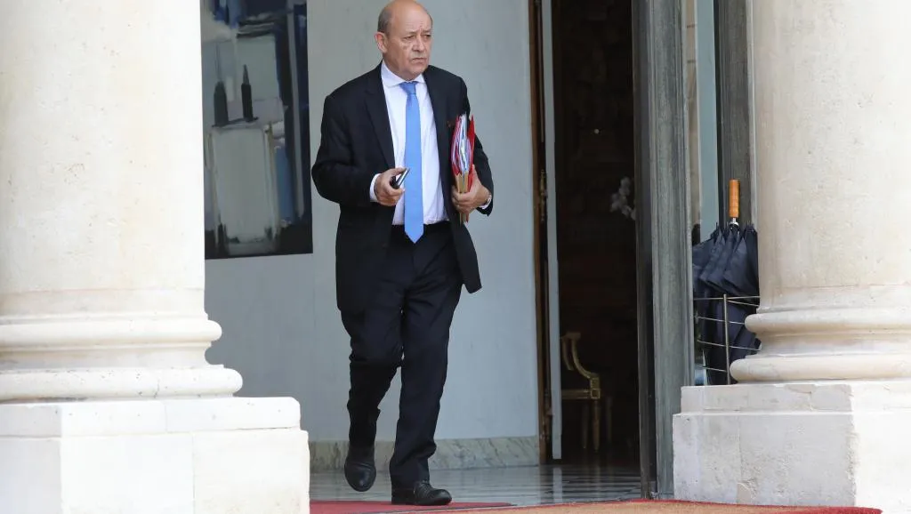 جان إيف لودريان وزير الخارجية الفرنسي.