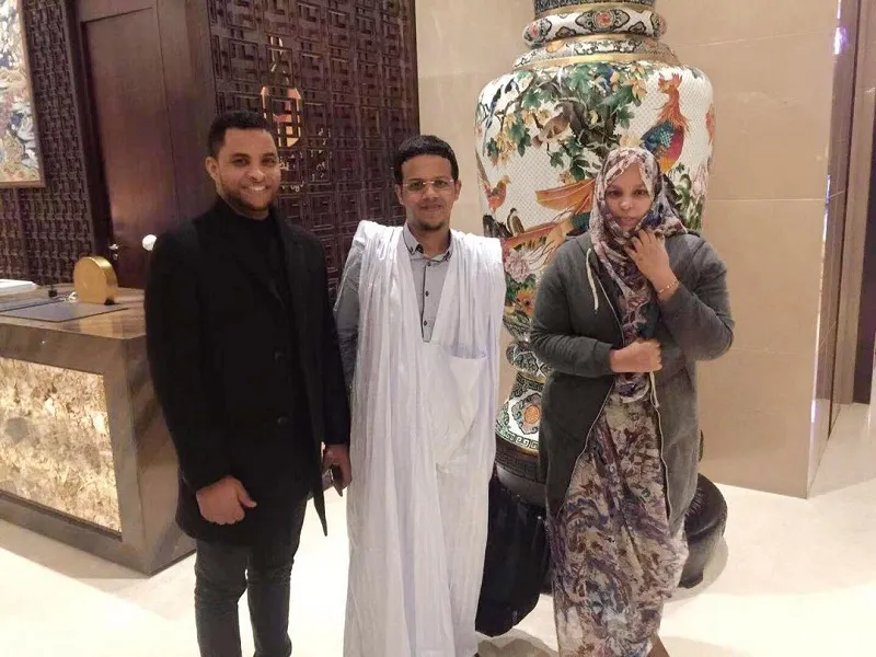 الطالبة المنتخبة رئيسة لاتحاد الطلبة والمتدربين الموريتانيين في ال?