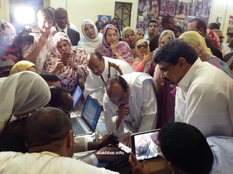 ولد عبد العزيز خلال انتسابه لحزب الاتحاد من أجل الجمهورية مارس الماض