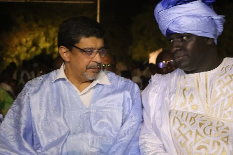 مدير مركز ترانيم المنظم للمهرجان ووزير الثقافة سيدي محمد ولد محم
