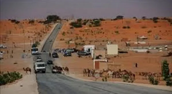 طريق الأمل وسط واد الناقة بولاية الترارزة