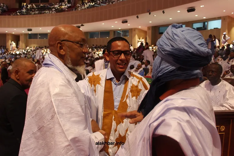 قادة بلجنة تسيير حزب UPR على هامش مؤتمره الأخير ـ (أرشيف الأخبار)