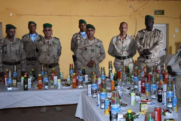 جانب من الحفل الذي أقيم احتفاء بالذكرى 11 لإنشاء كتيبة الدروع الخفيفة