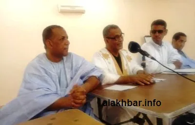 جانب من الندوة التي نظمتها رابطة الصحفيين صباح اليوم في نواذيبو/ الأ?