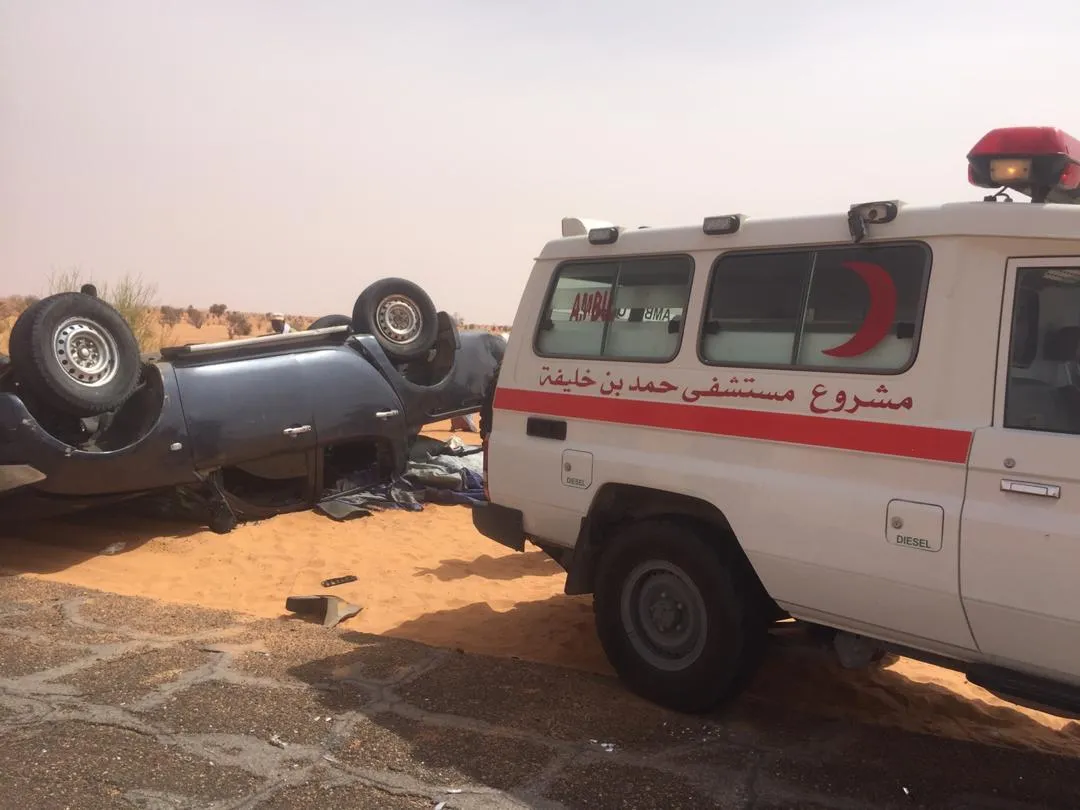 حادث سير قرب مدينة بوتلميت 