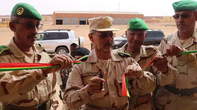 قائد أركان الجيوش محمد الشيخ محمد الأمين الملقب "ابرور" خلال التدشين?