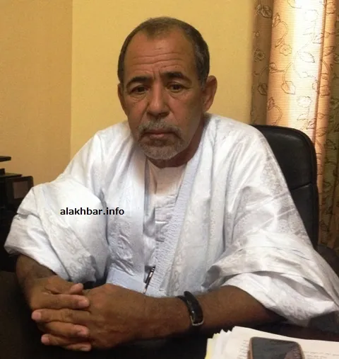 النائب البرلماني السابق الخليل ولد الطيب خلال مقابلة سابقة مع الأخب?