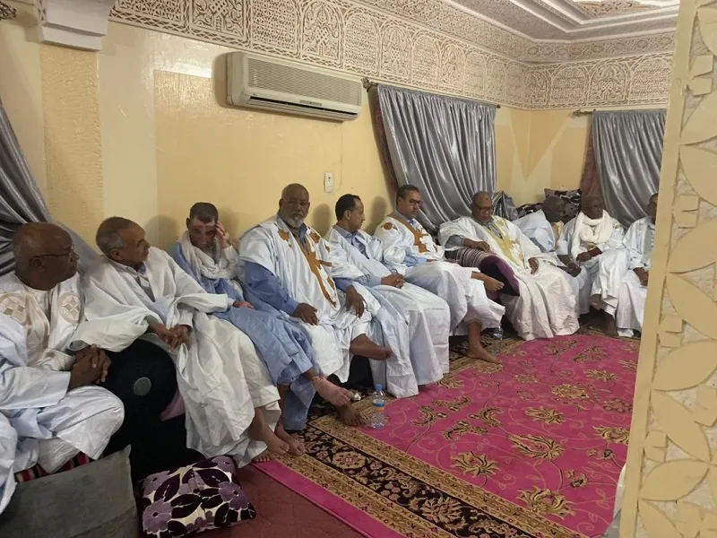 جانب من اجتماع الشيوخ مساء الأربعاء بنواكشوط 