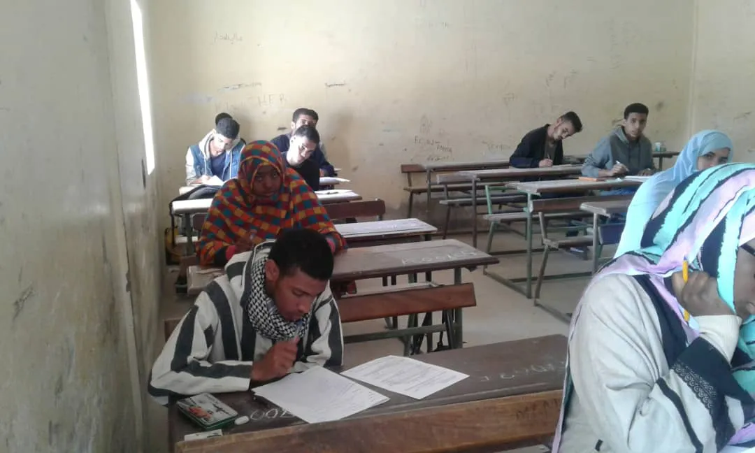 جانب من مشاركة التلاميذ في الألومبيا شهر يناير الماضي/ أرشيف الأخبار
