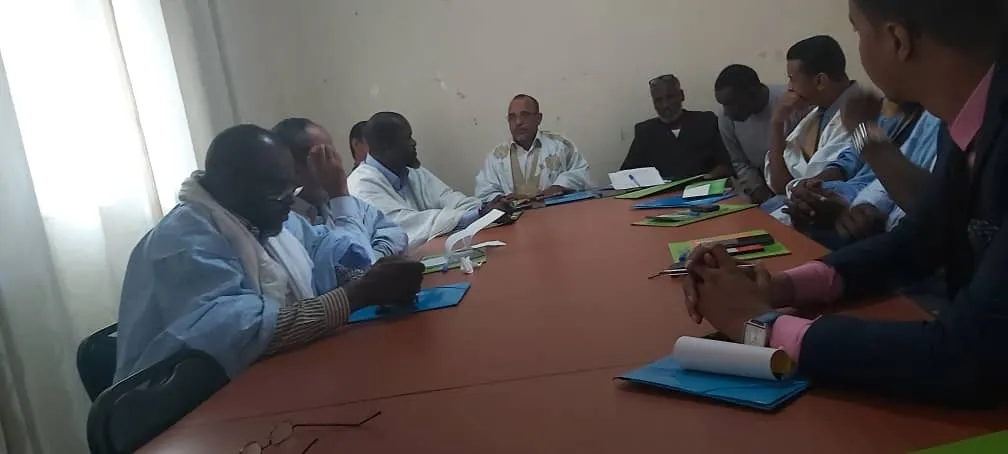 جانب من اجتماع المكتب السبت بنواكشوط