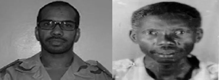  المساعد أول متقاعد كي مامادو، والنقيب البان ولد الشيخ