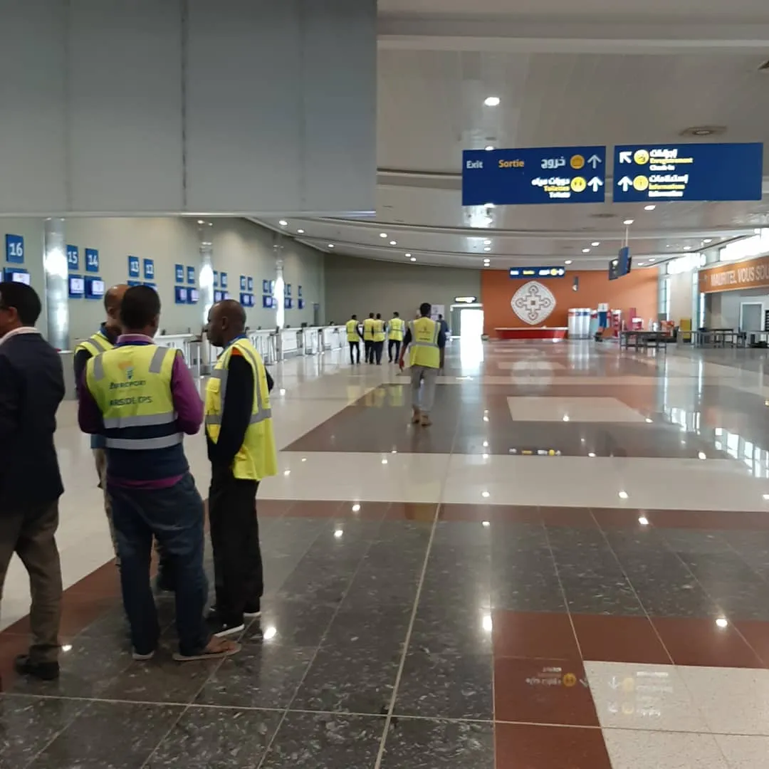 أحد أروقة مطار نواكشوط الدولي "أم التونسي" 