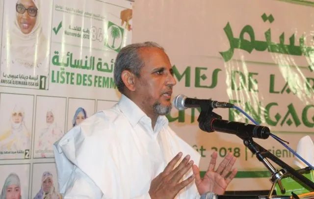 رئيس حزب التجمع الوطني للإصلاح والتنمية "تواصل" محمد محمود ولد سيدي خ