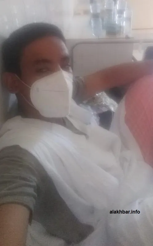  الشاب محمد الأمين خليه دمد (21 سنة) استغرب الطريقة التي عومل بها، والت