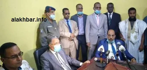 جانب من انطلاق مسطرة المحطة الجهوية لإذاعة موريتانيا بمدينة نواذيبو